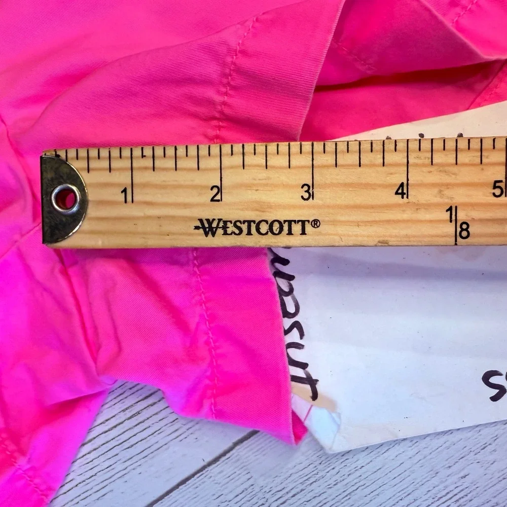 J‎ crew size 0 hot pink low rise chino mini women shorts y2k barbie preppy
